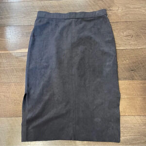 Wilfred Free Elevated Basic Academia Midi Gray Skirt C7